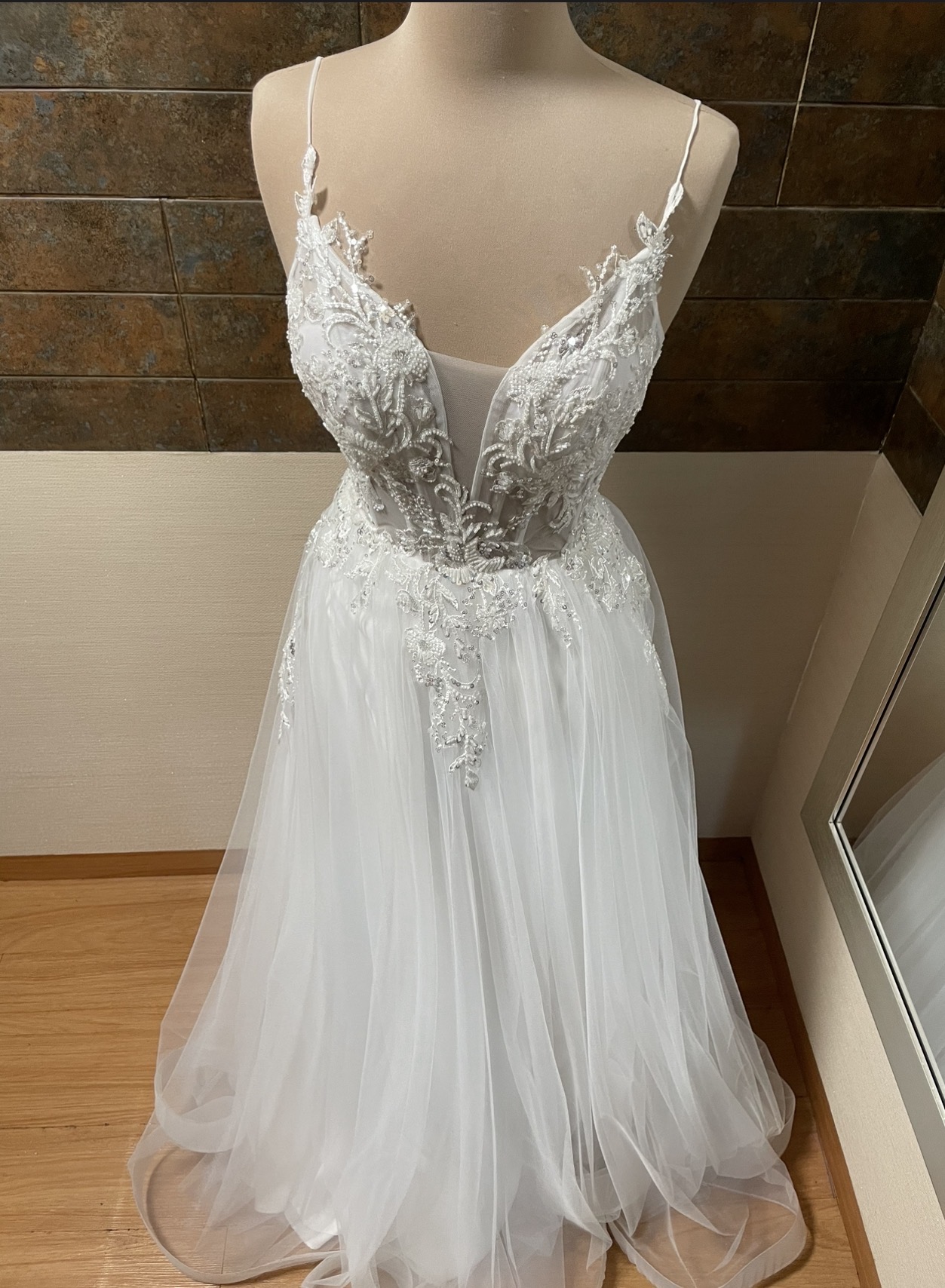 Vestido de novia princesa sencillo
